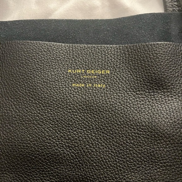 Black Leather Tote Bag - Picture 3 of 6